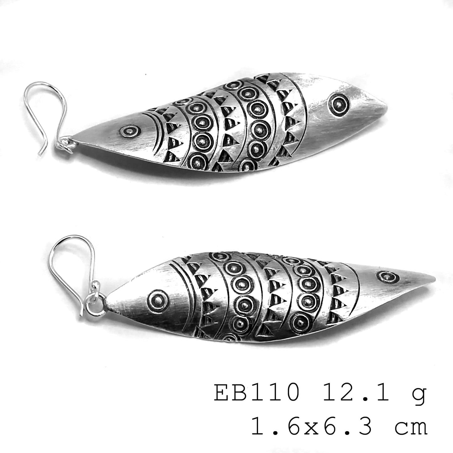 Add a little quirk to your look. Handmade earrings.