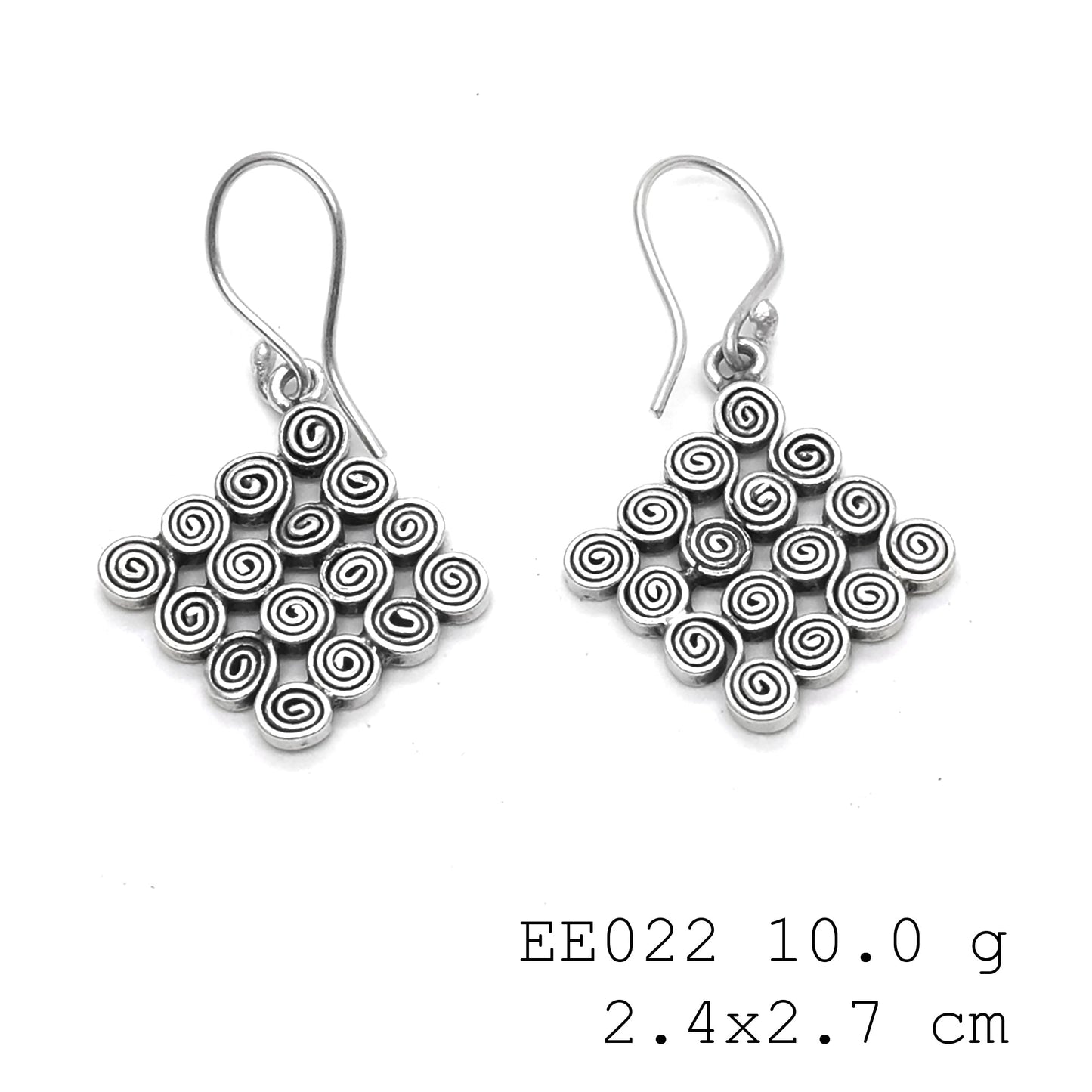 Coiled design, maximum impact. New favorite silver earrings.