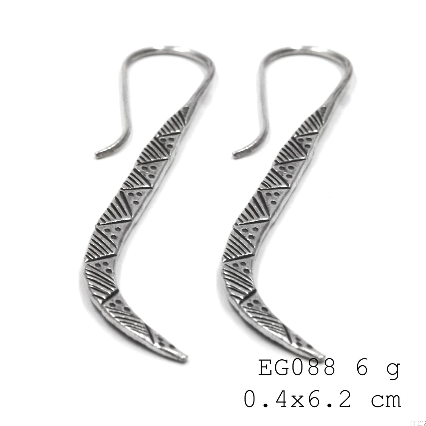 Keep it classic with these silver earrings.