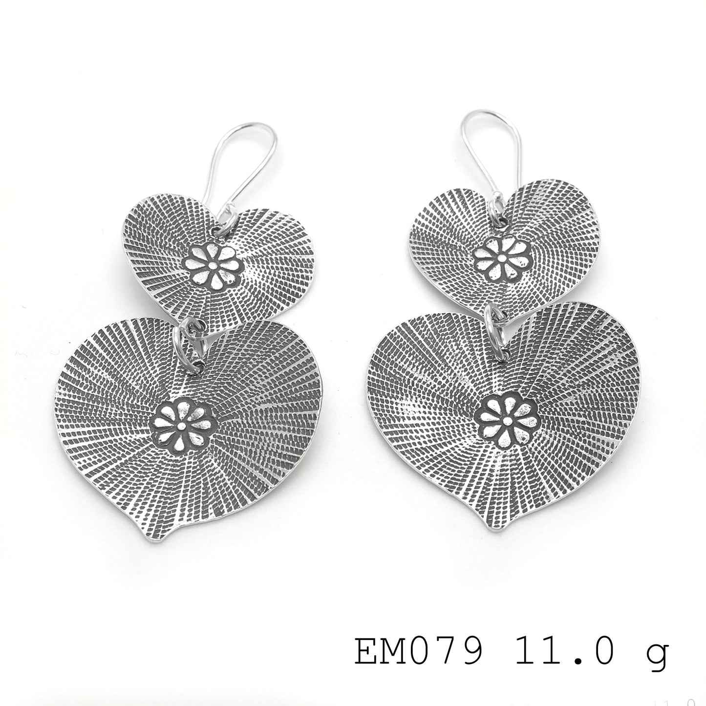Handcrafted for you: Get your silver earrings today.
