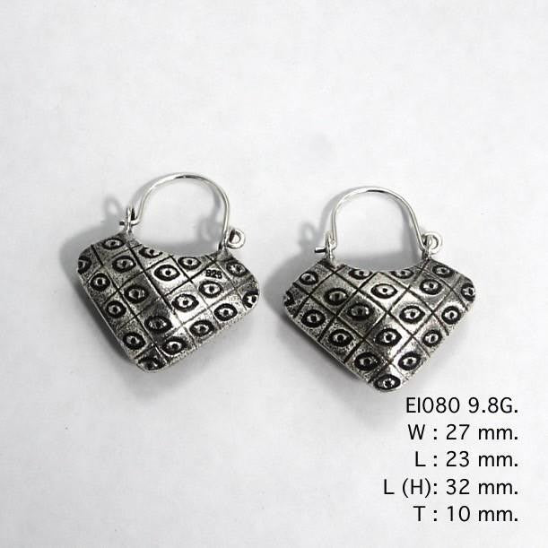 True silver. True beauty. Silver earrings. Heart earrings.