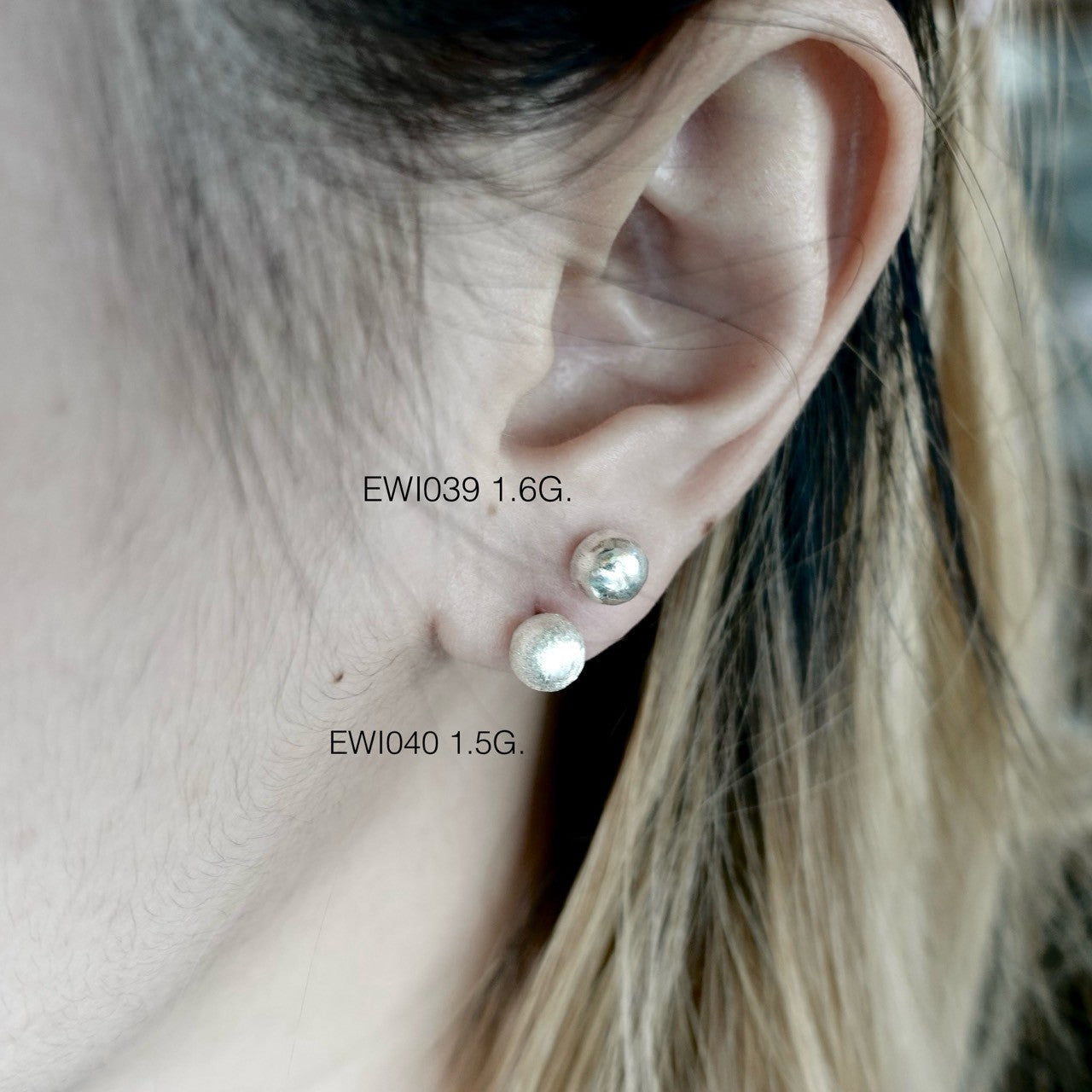 Silver you’ll never take off. Minimal earrings.