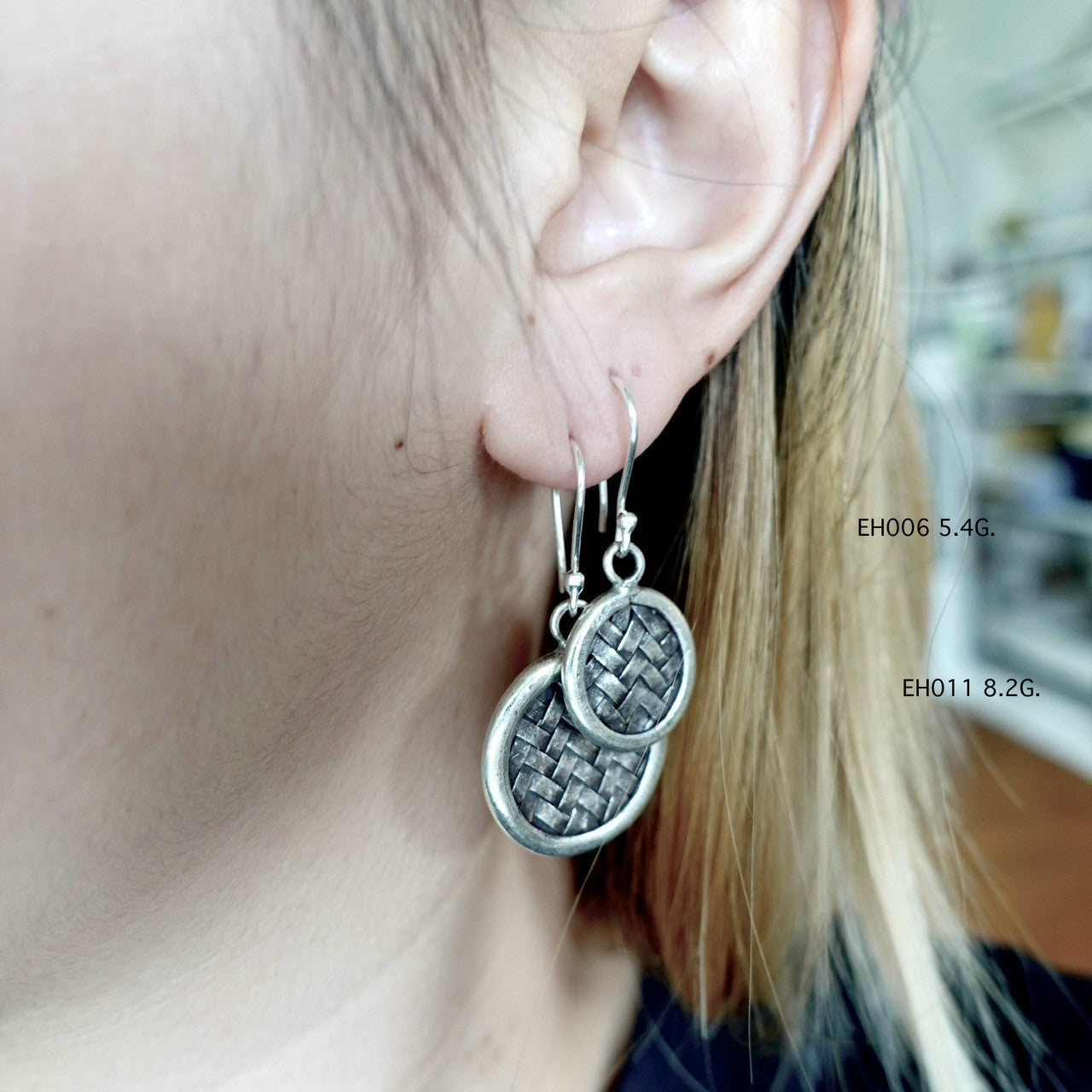 Your go-to silver. Always handmade earrings.