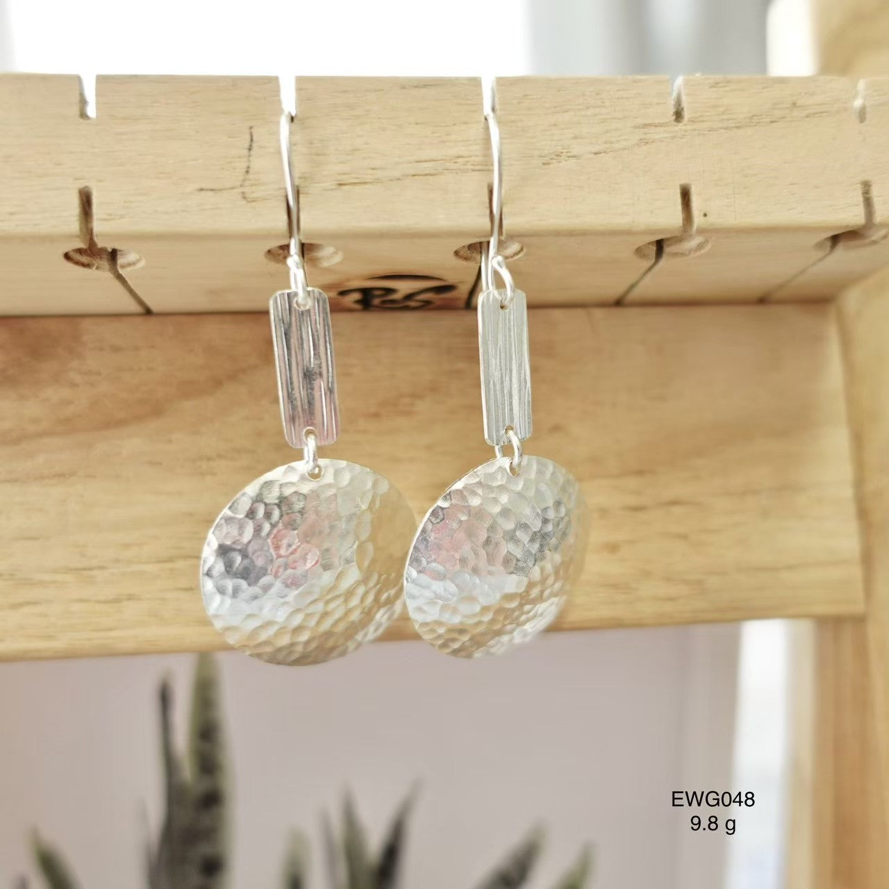 Unique 98-99% pure silver earrings. handmade silver jewelry Thailand