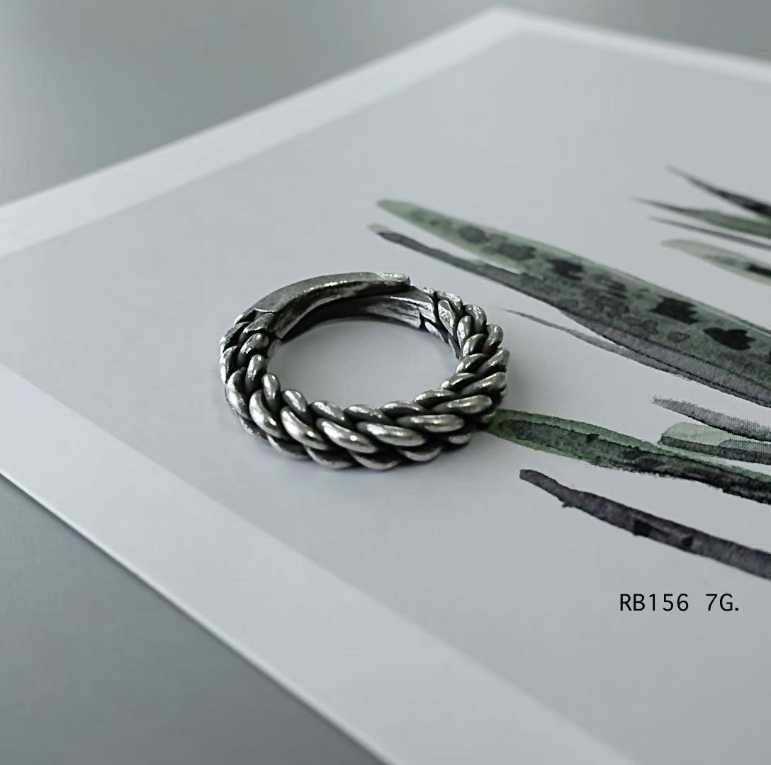 Simple. Pure. Silver Ring. handmade silver jewelry Thailand