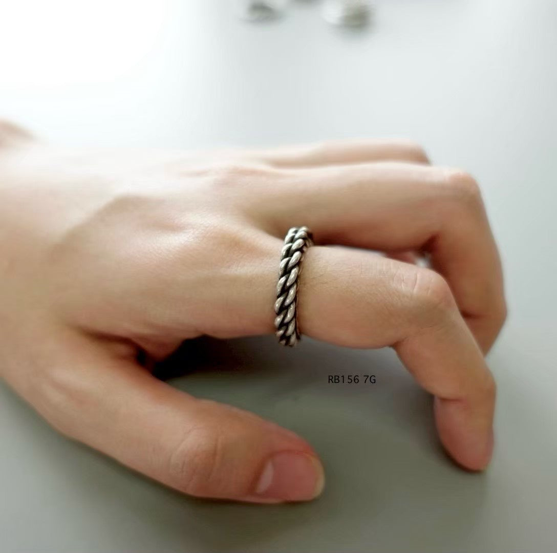 Simple. Pure. Silver Ring. handmade silver jewelry Thailand