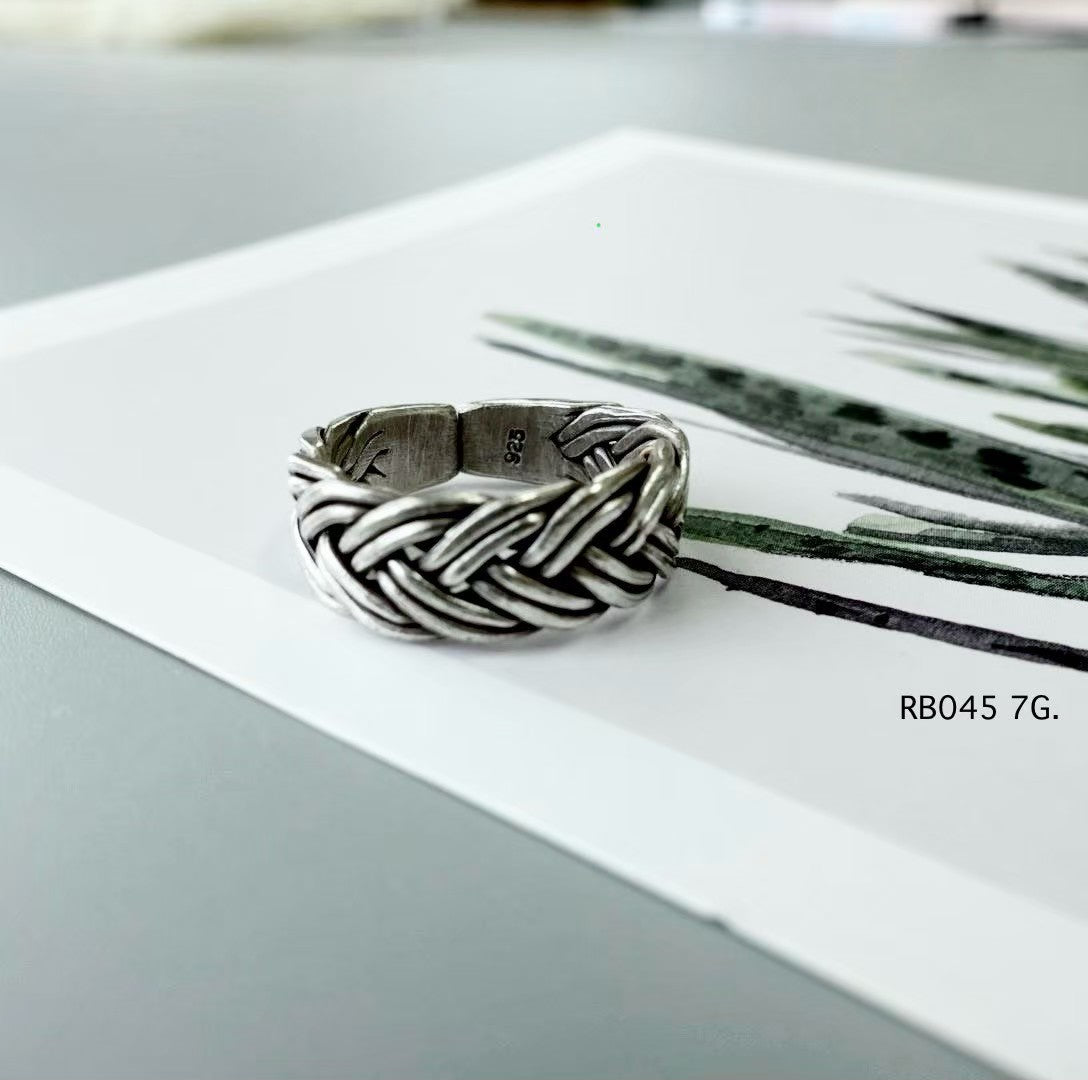 From the hills, with love. Silver Ring. handmade silver jewelry Thailand