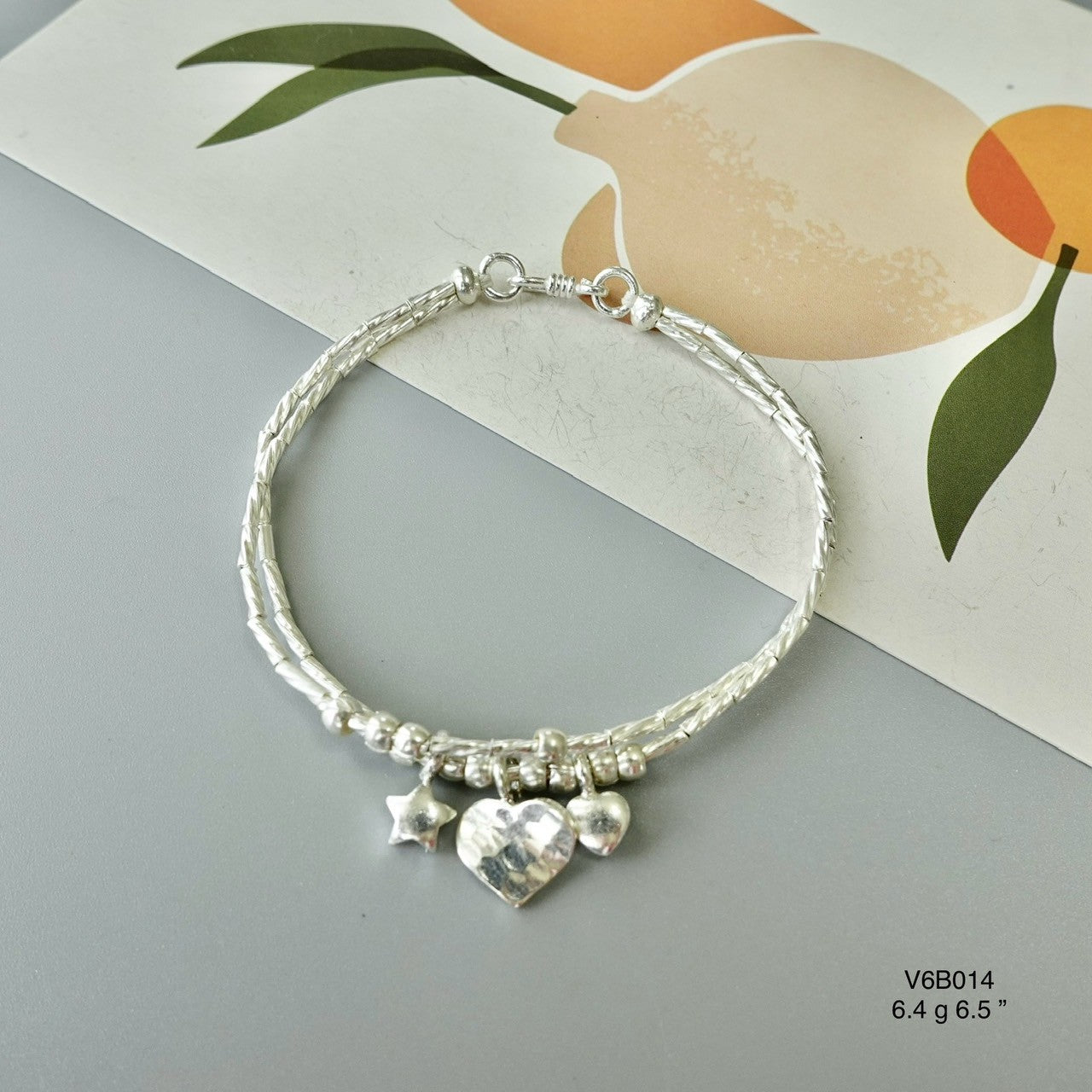 Modern Pure Silver Bracelet