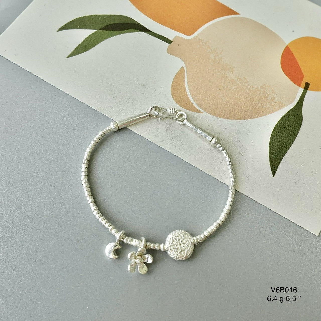 Subtle Shine Silver Bracelet