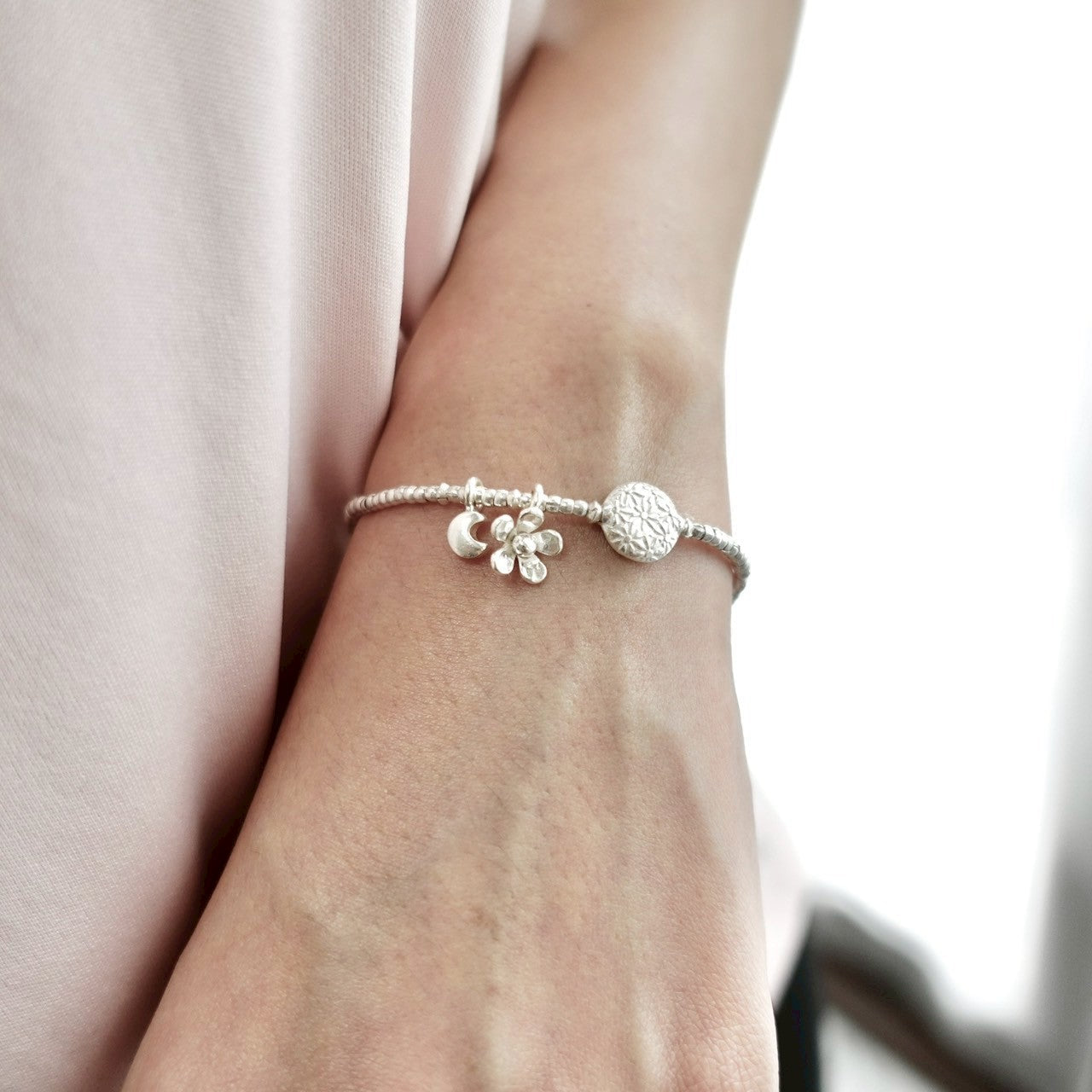 Subtle Shine Silver Bracelet