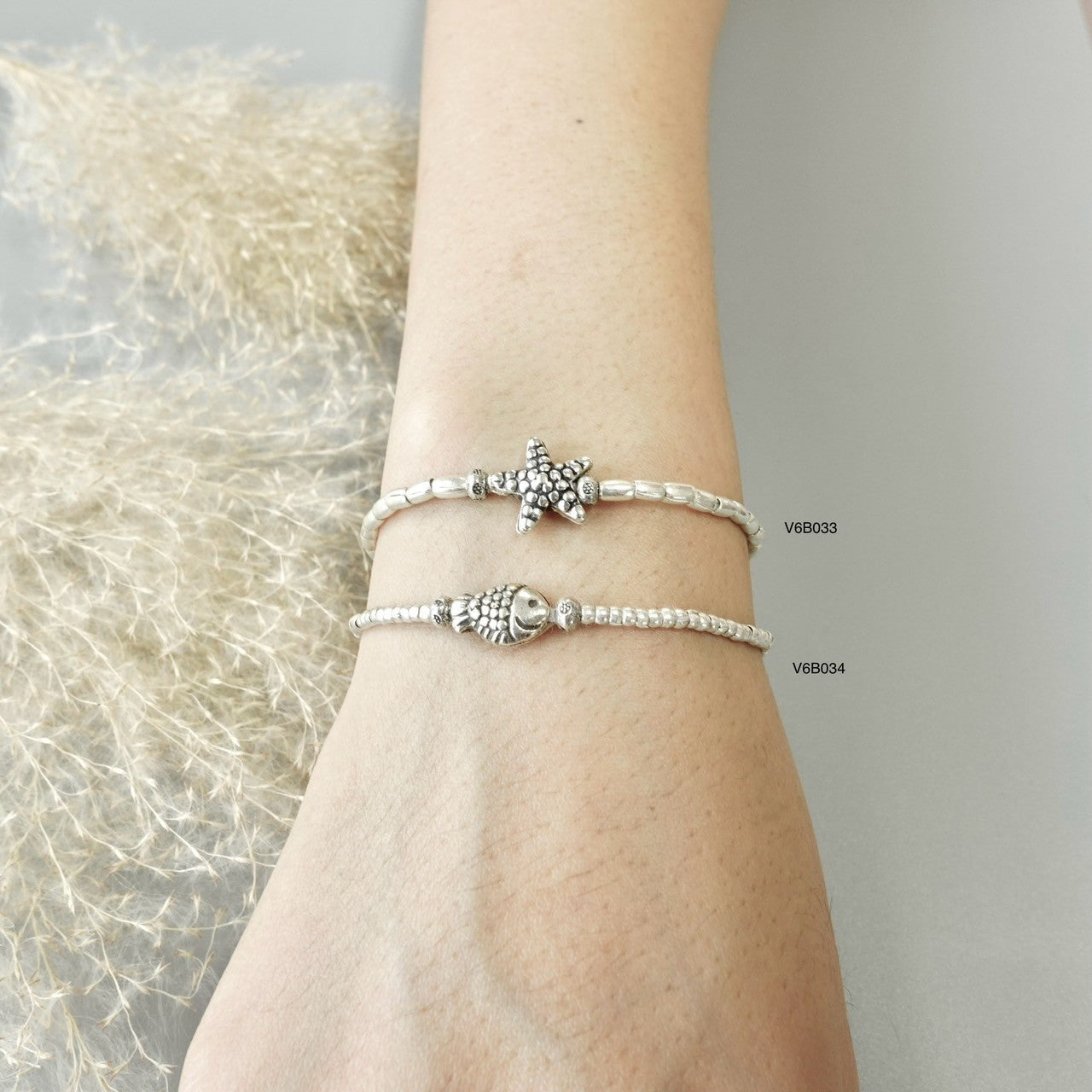 Handcrafted Pure Silver Bracelet