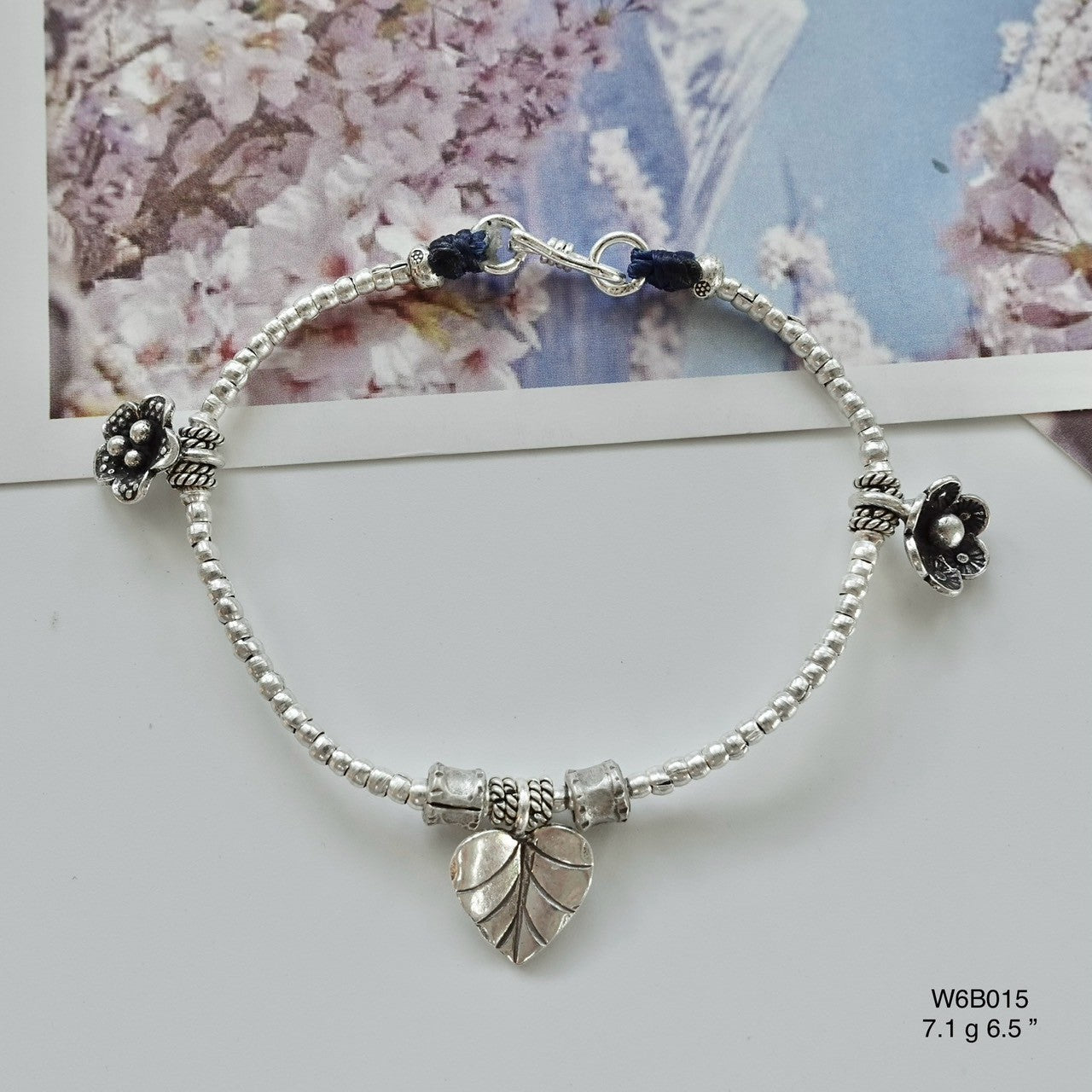 Understated elegance, redefined — silver bracelet on sale today.
