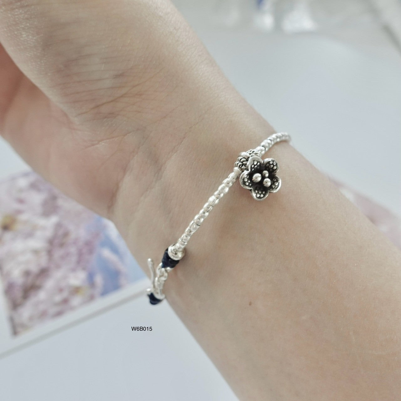 Understated elegance, redefined — silver bracelet on sale today.