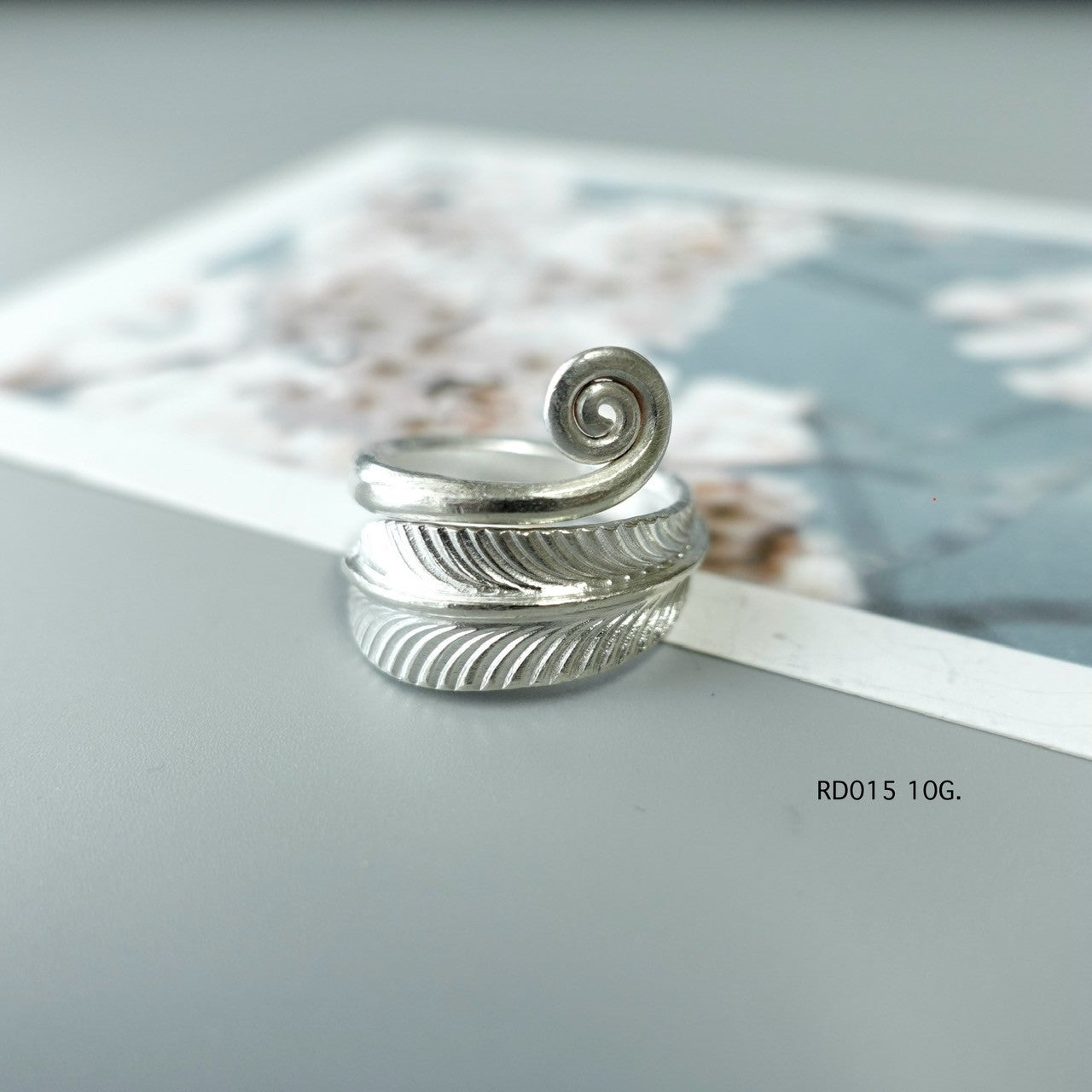 Silver ring. Where tribal art meets timeless silver.