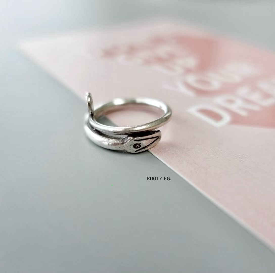 Silver ring. Bold. Organic. Uniquely you.