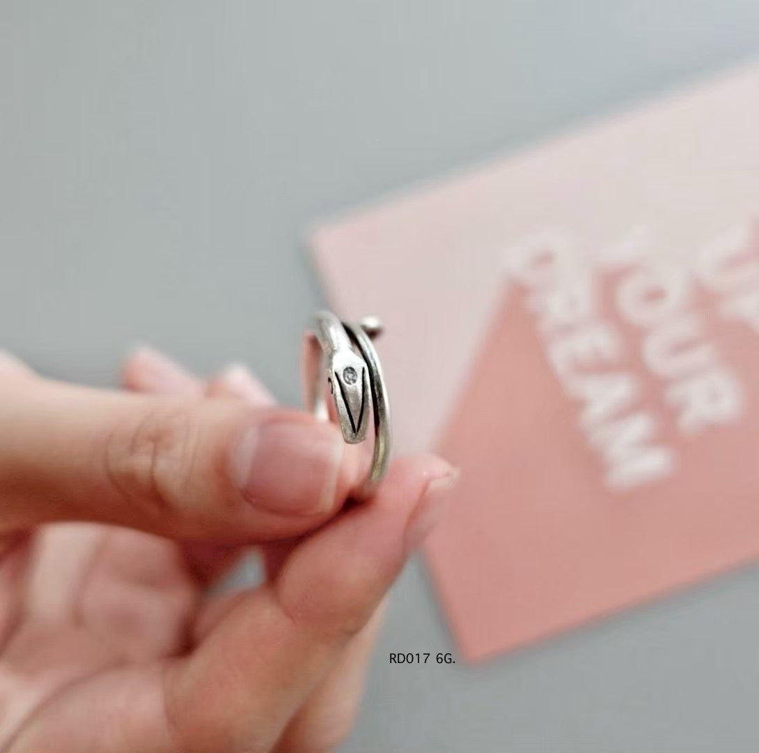 Silver ring. Bold. Organic. Uniquely you.