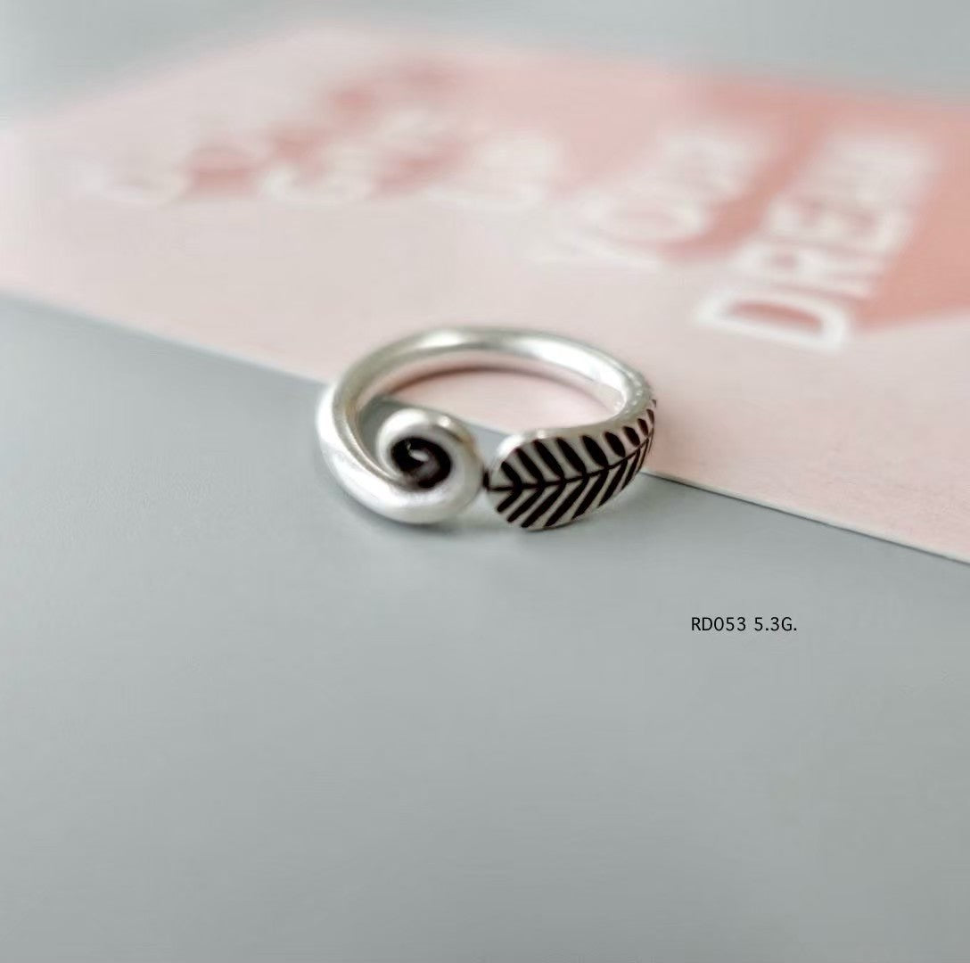 Silver ring. A story of the hills in silver form.