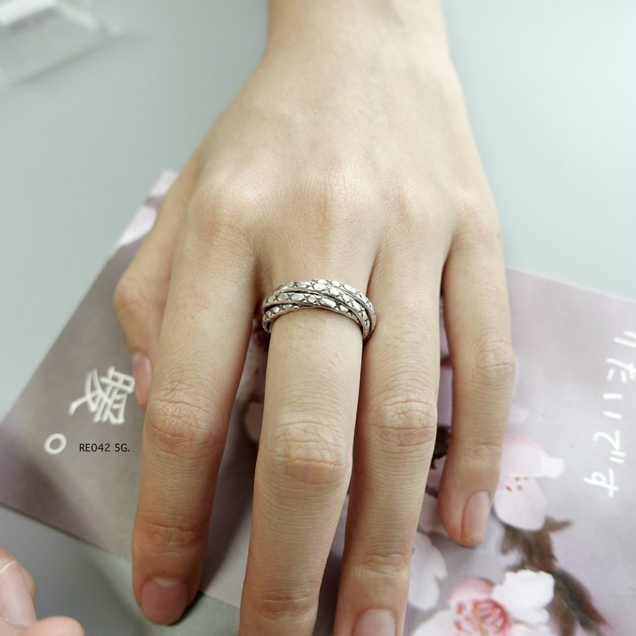 Silver ring. Every detail tells a story.