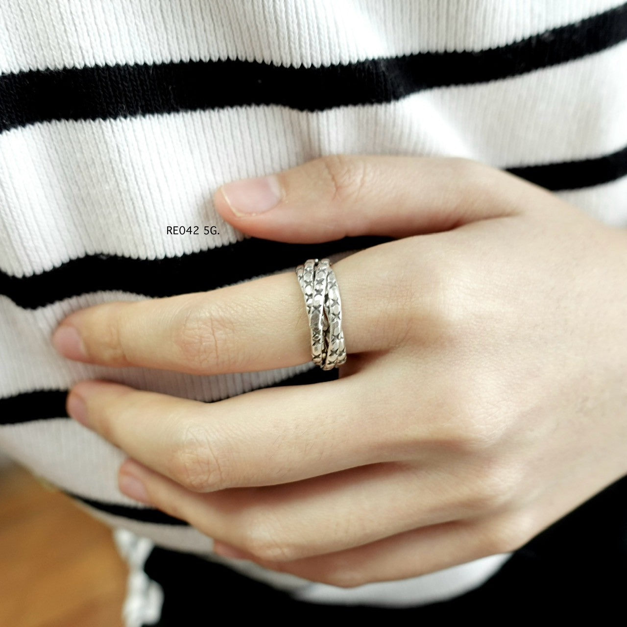 Silver ring. Every detail tells a story.