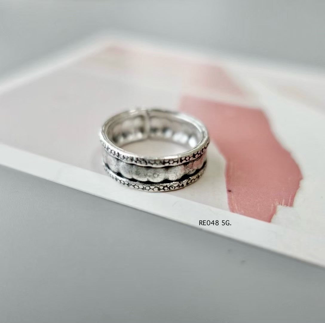 Silver ring. Naturally bold, beautifully raw.