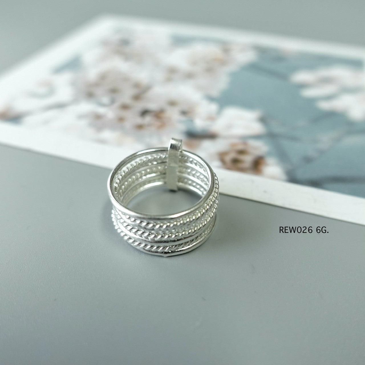 Silver ring. Nature-inspired. Culture-defined.