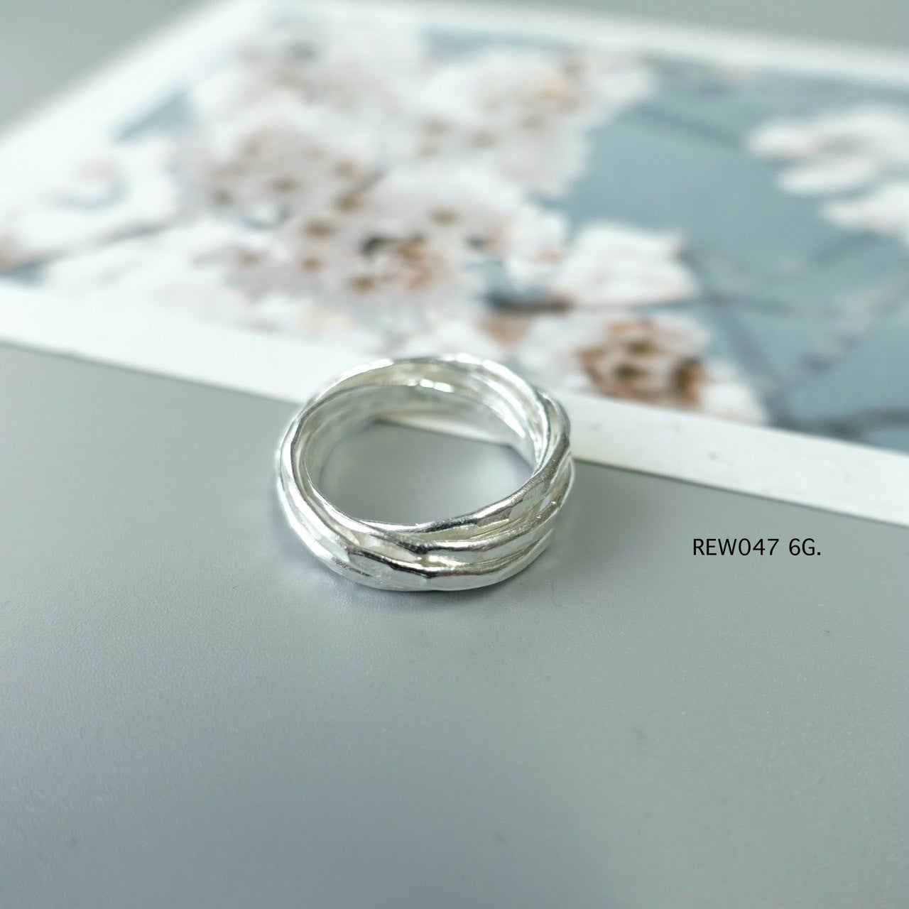 Silver ring. Tradition in every twist.