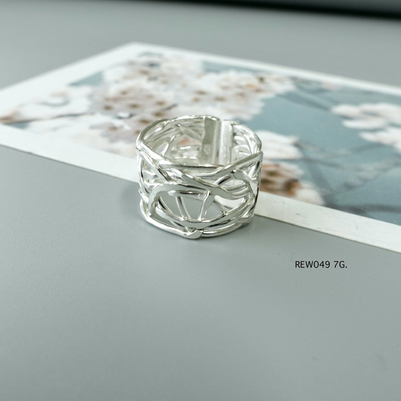 Silver ring.Silverwork from the highlands.