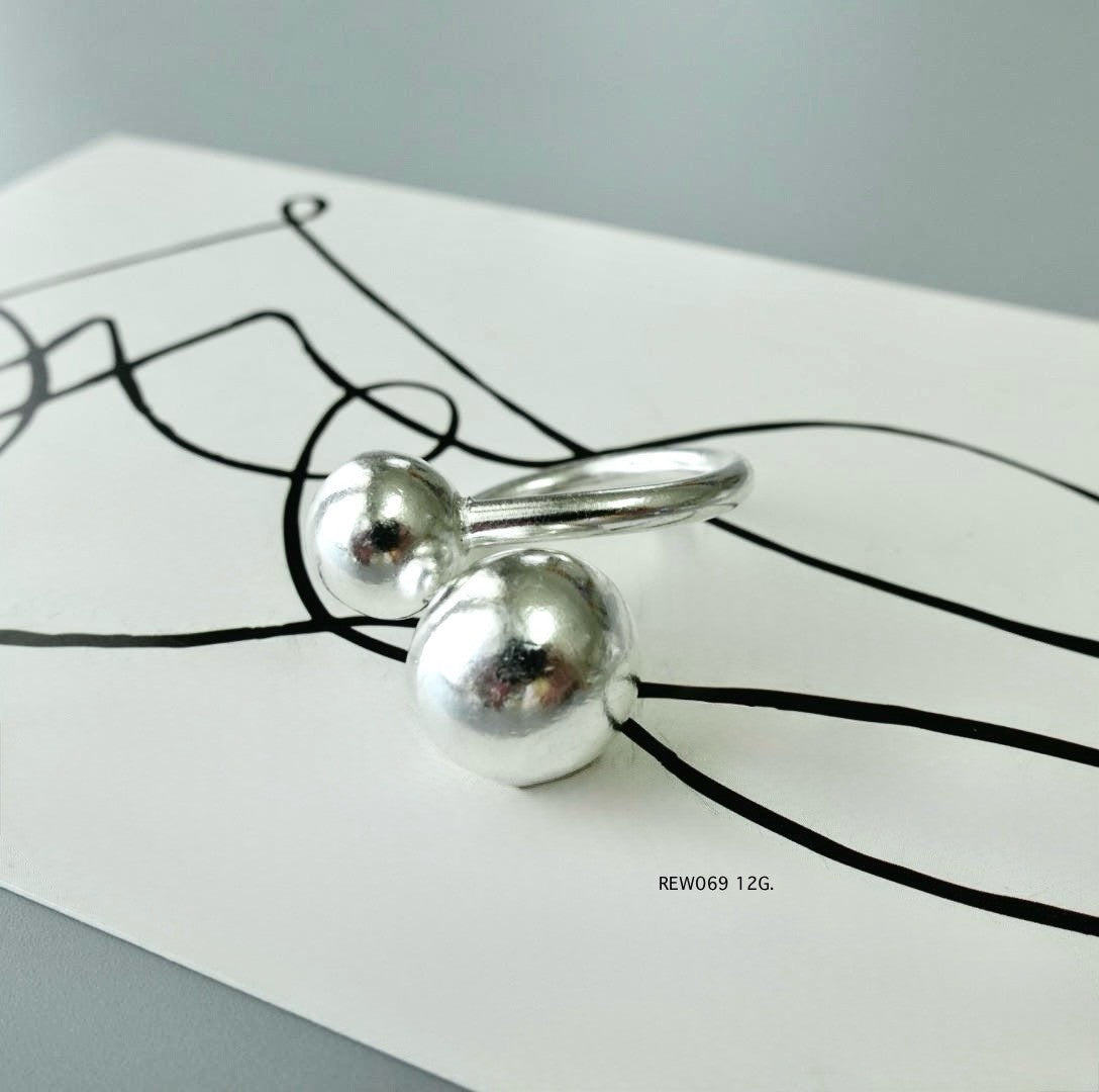 Silver ring. Crafted in culture, shaped in silver.