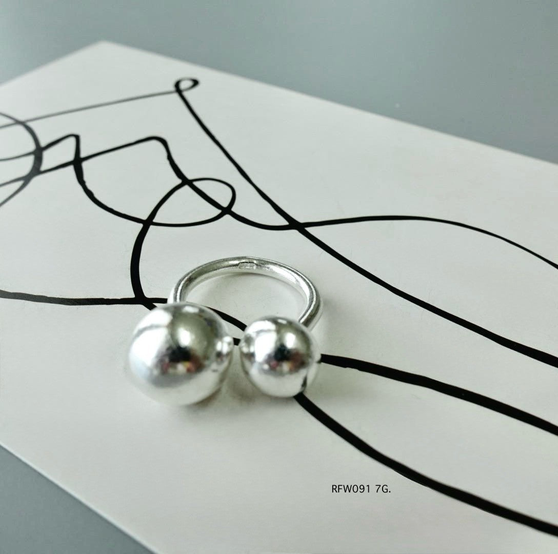 Silver ring. Tribal textures, modern spirit.