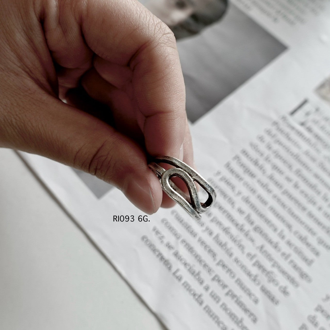 Simply stunning silver. Silver ring.