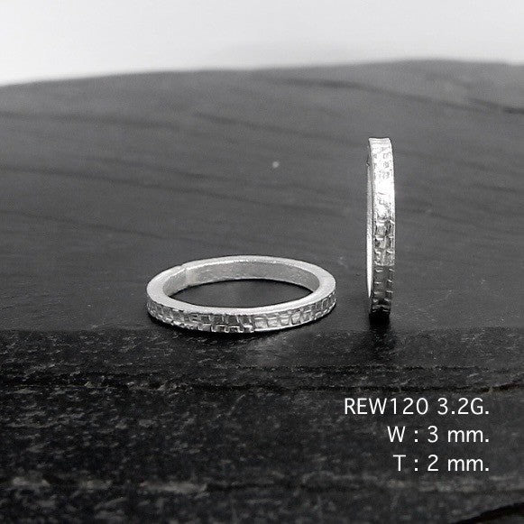 Simple elegance in pure silver ring.