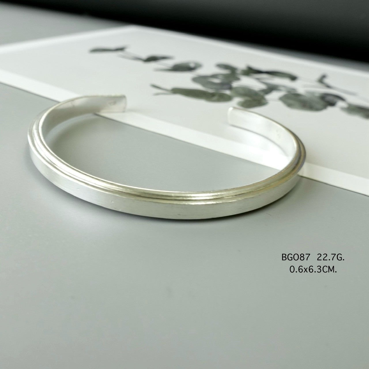 Hill tribe silver bangle. Where heritage meets style.