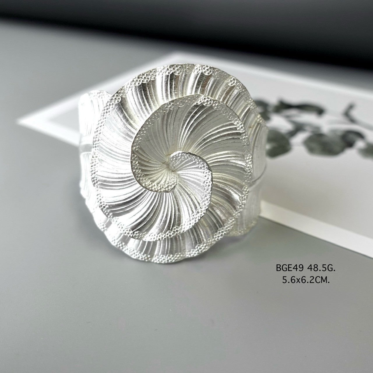 Hill tribe silver bangle. From the hills, with heart.