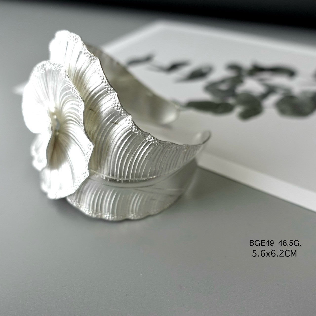 Hill tribe silver bangle. From the hills, with heart.