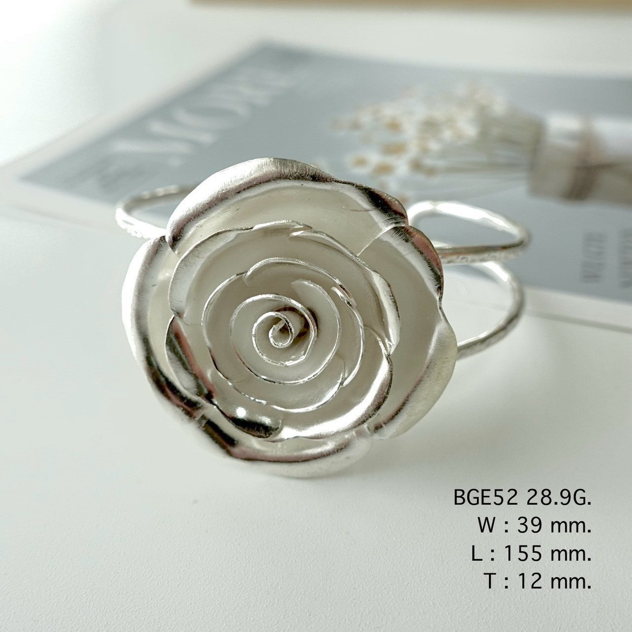 Shine softly with a handmade bangle.