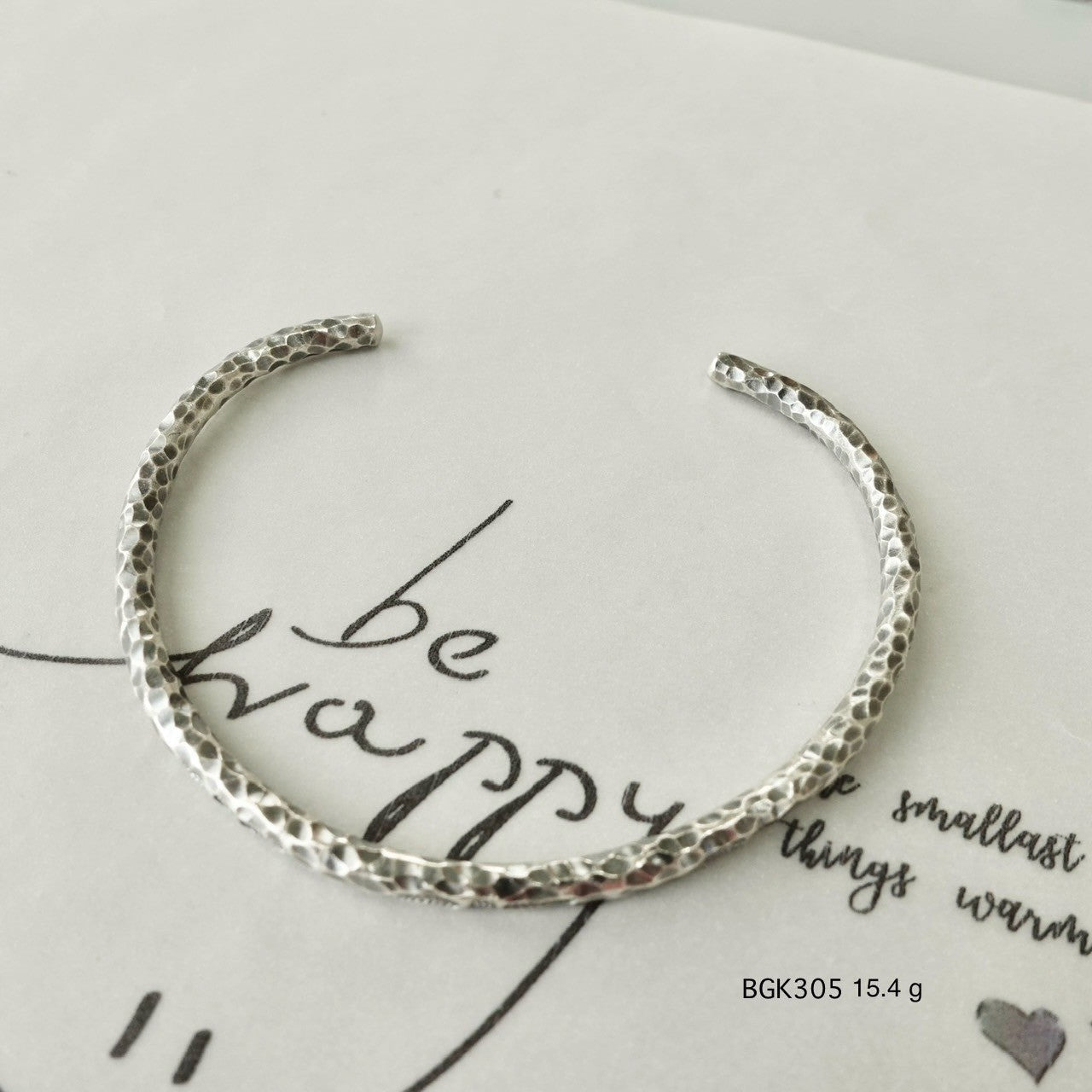 Handmade silver bangle. A legacy you can wear.