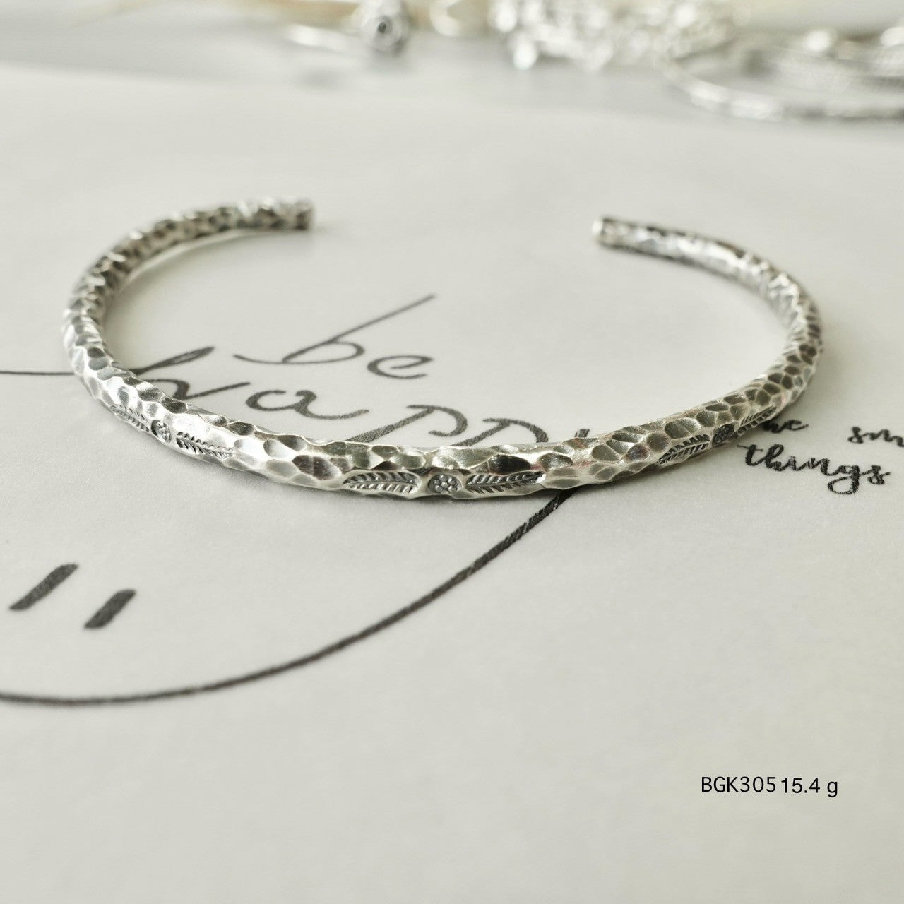 Handmade silver bangle. A legacy you can wear.