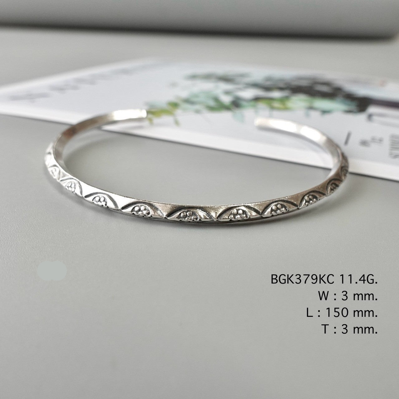 A bangle built from silver and soul.