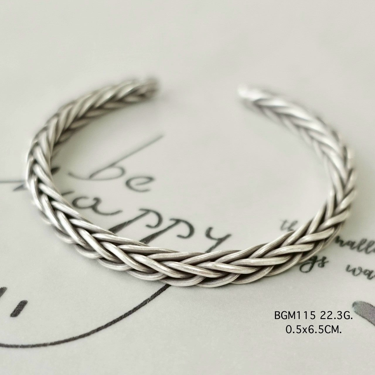 Silver bangle. Bold. Rare. Exceptionally yours.