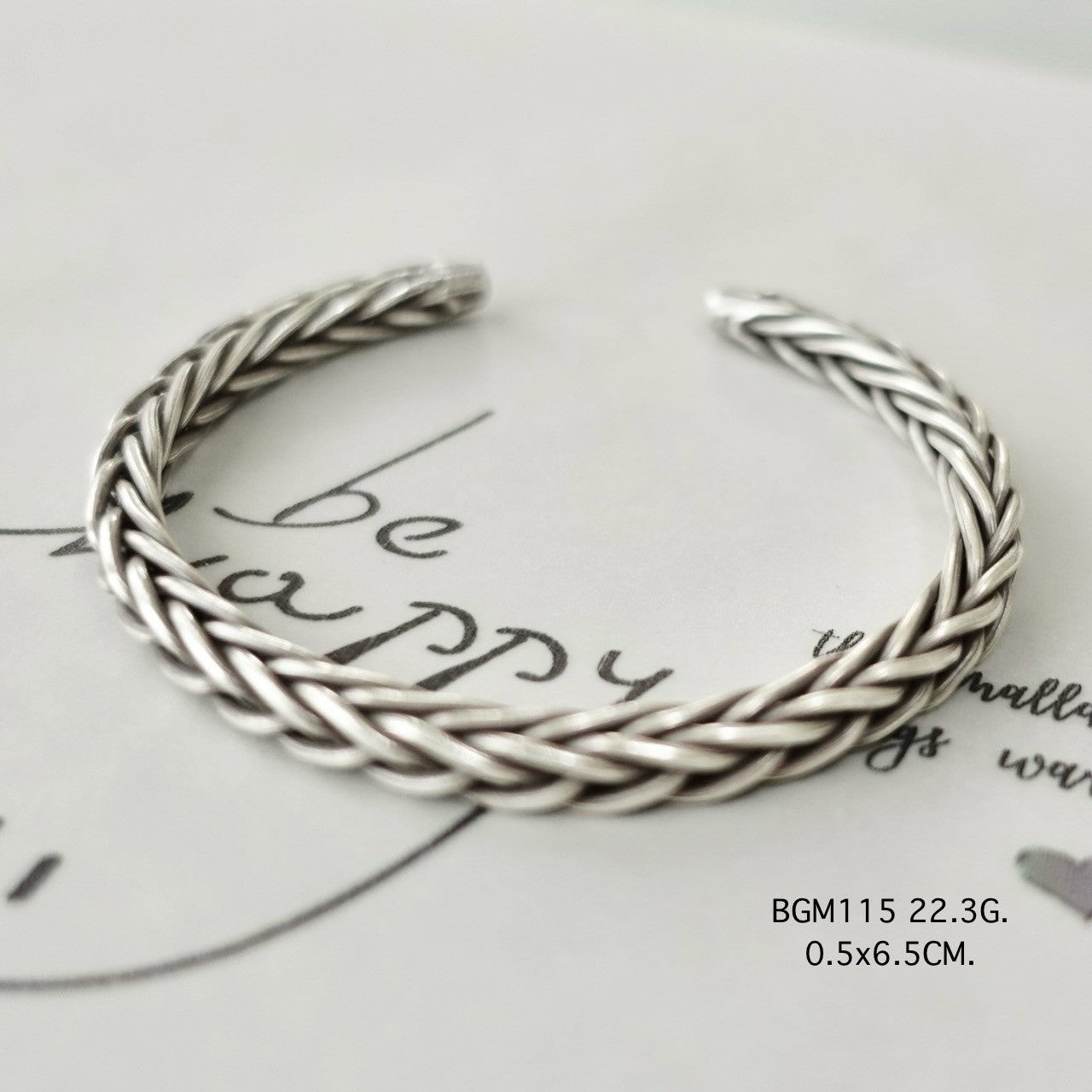 Silver bangle. Bold. Rare. Exceptionally yours.