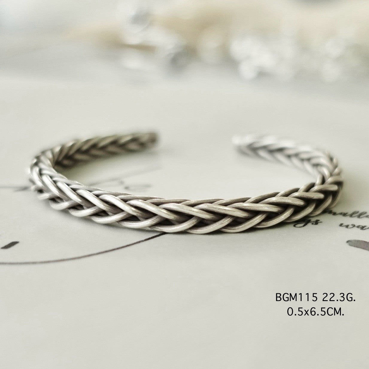 Silver bangle. Bold. Rare. Exceptionally yours.