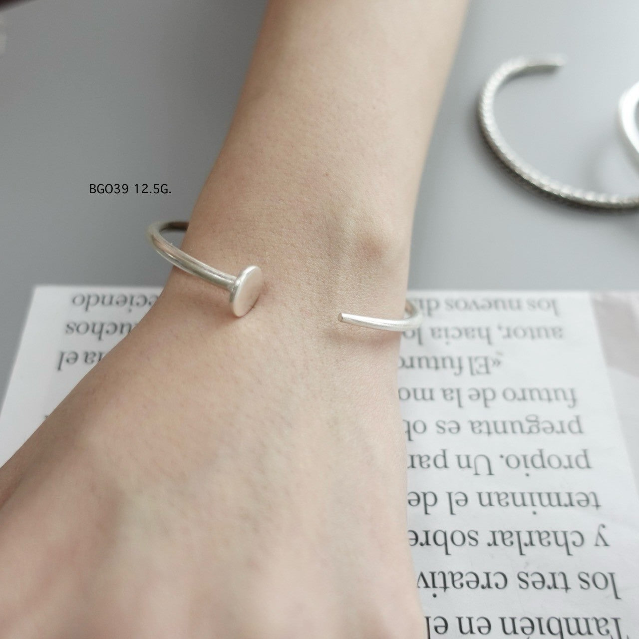 Handmade silver bangle. Understated. Unforgettable.