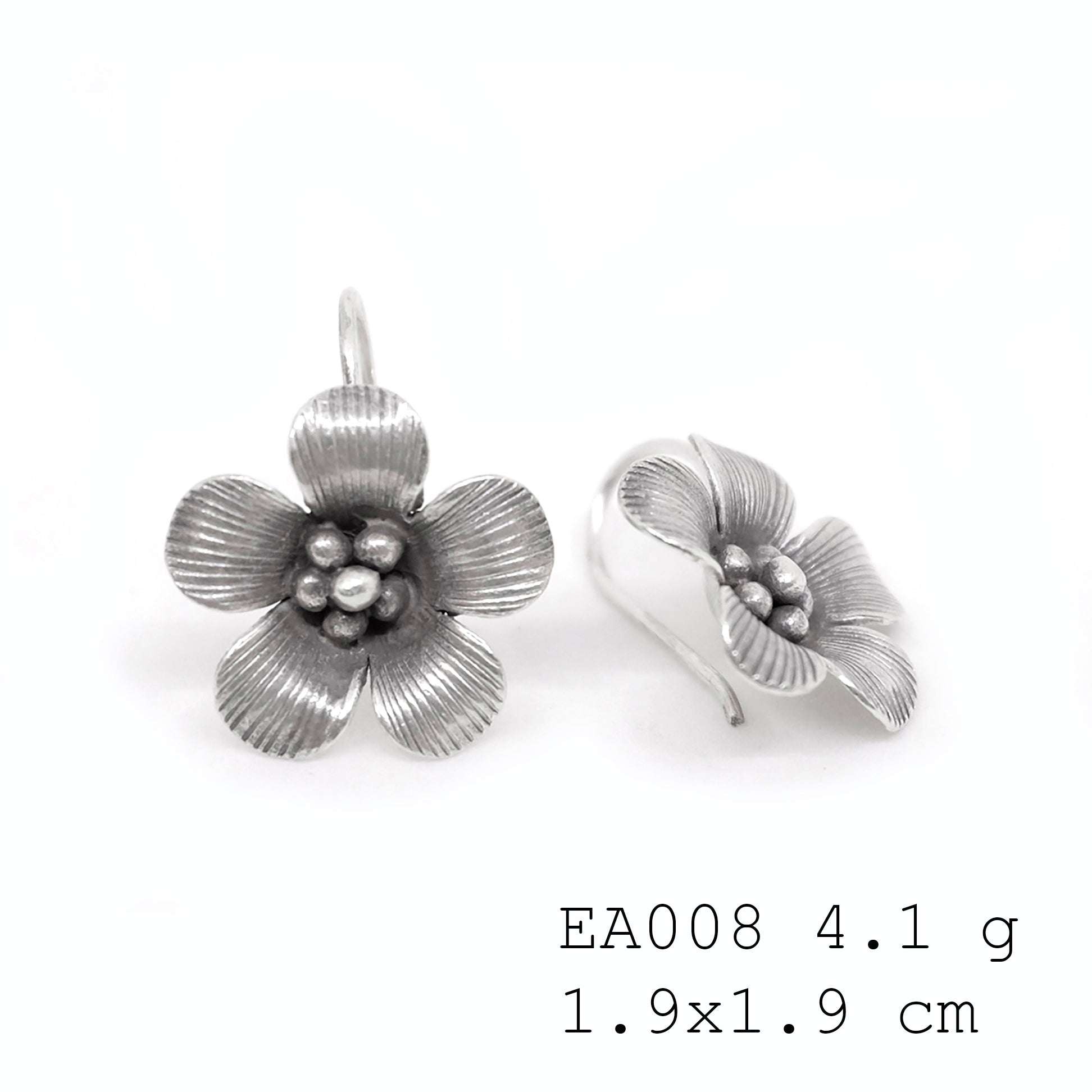 Crafted just for you. Get these silver earrings!