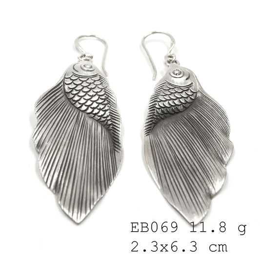 Simply beastly silver earrings (in a good way!).