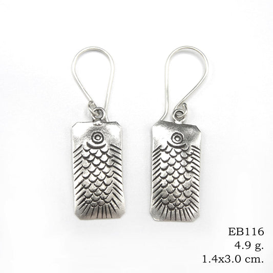 Silver earrings you'll treasure forever.