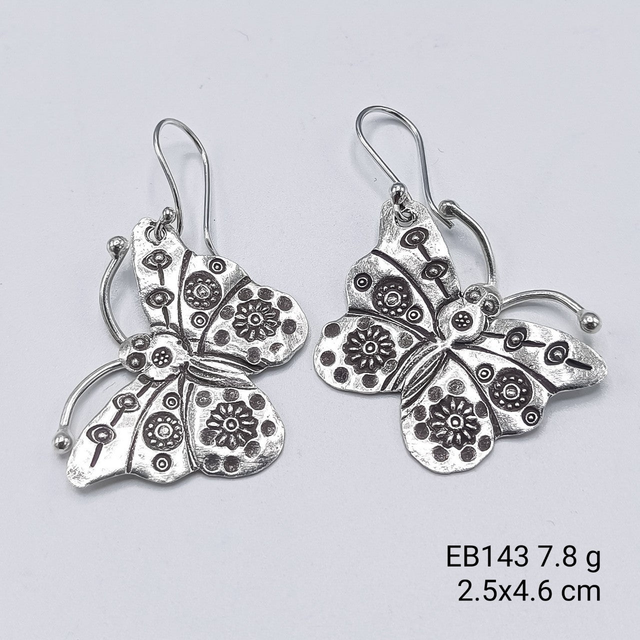 Wear your spirit animal! Detailed, handmade silver earrings.