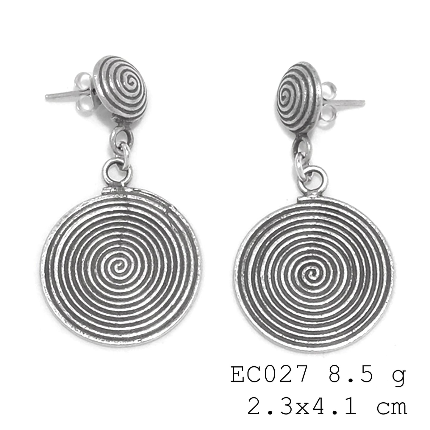 Charming creatures. Handmade silver earrings.