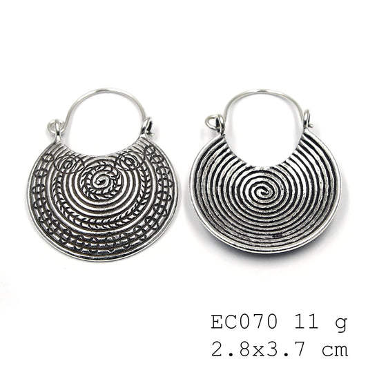 Wearable art. These are the silver earrings!