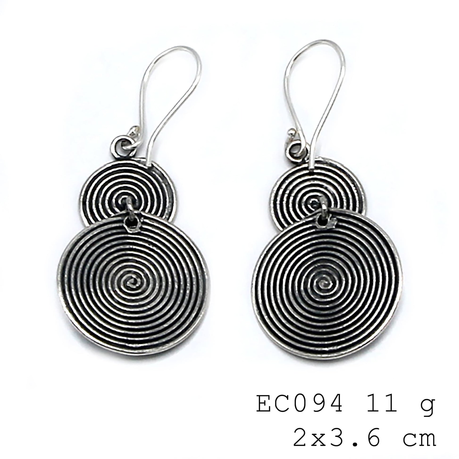 Artisan jewelry for everyday magic. Silver earrings.