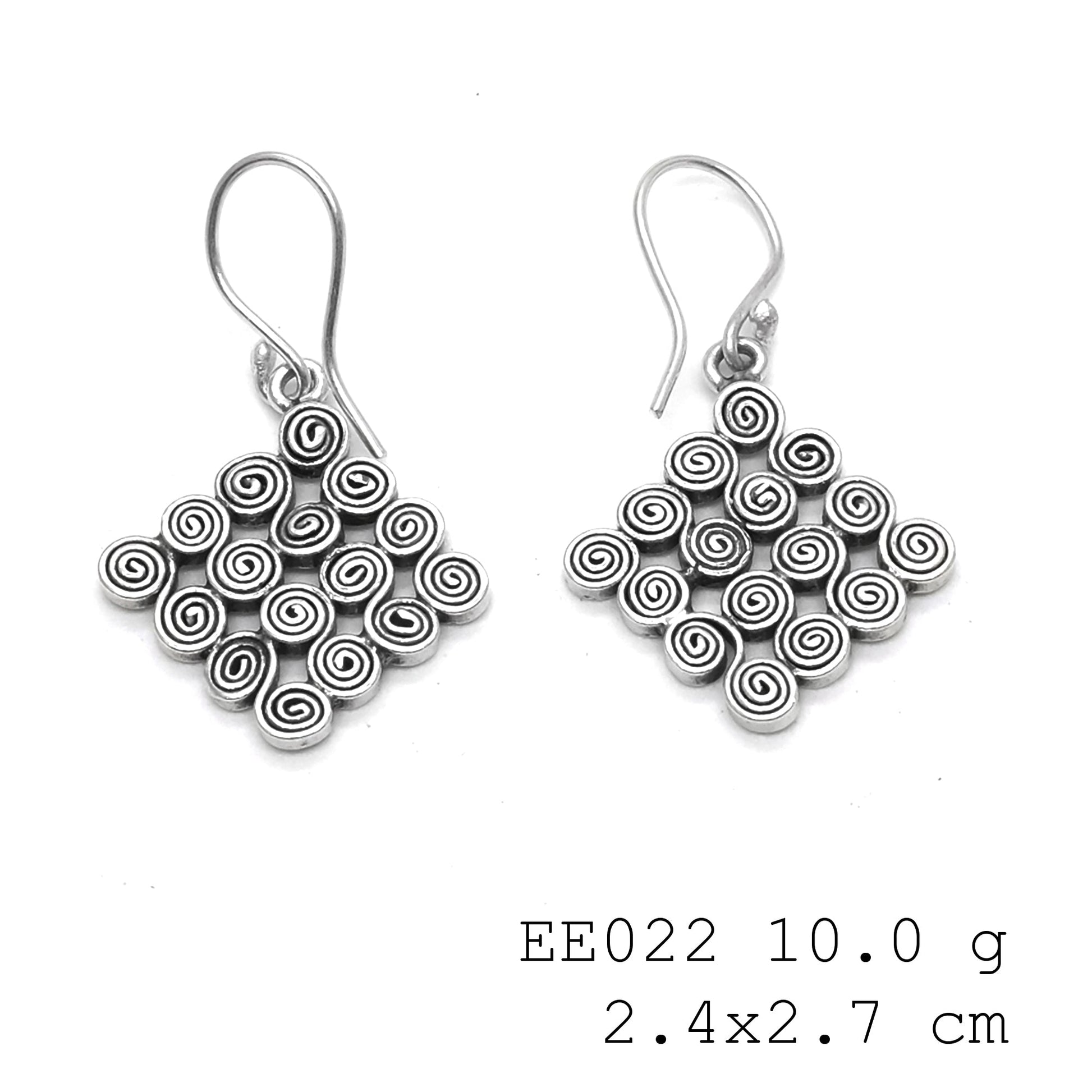 Coiled design, maximum impact. New favorite silver earrings.